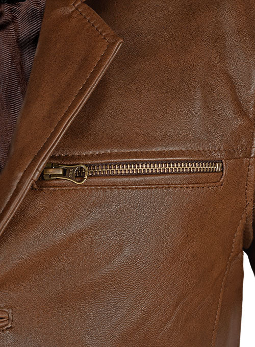 Leather Blazer - # 717 - Image 2