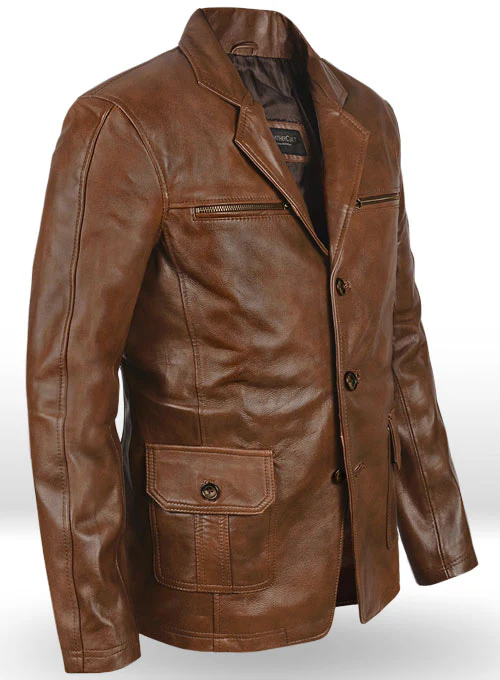 Leather Blazer - # 717 - Image 3