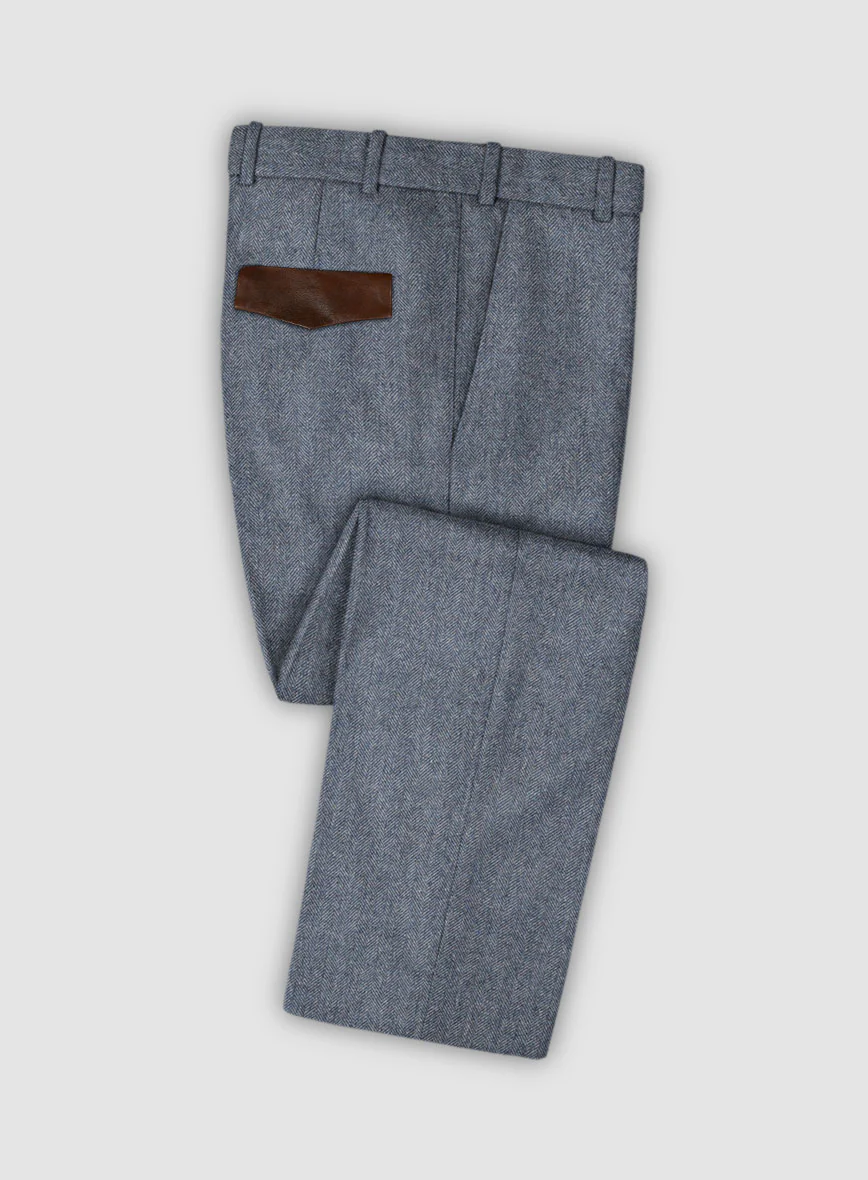 Leather Trim Tweed Suit - Image 7