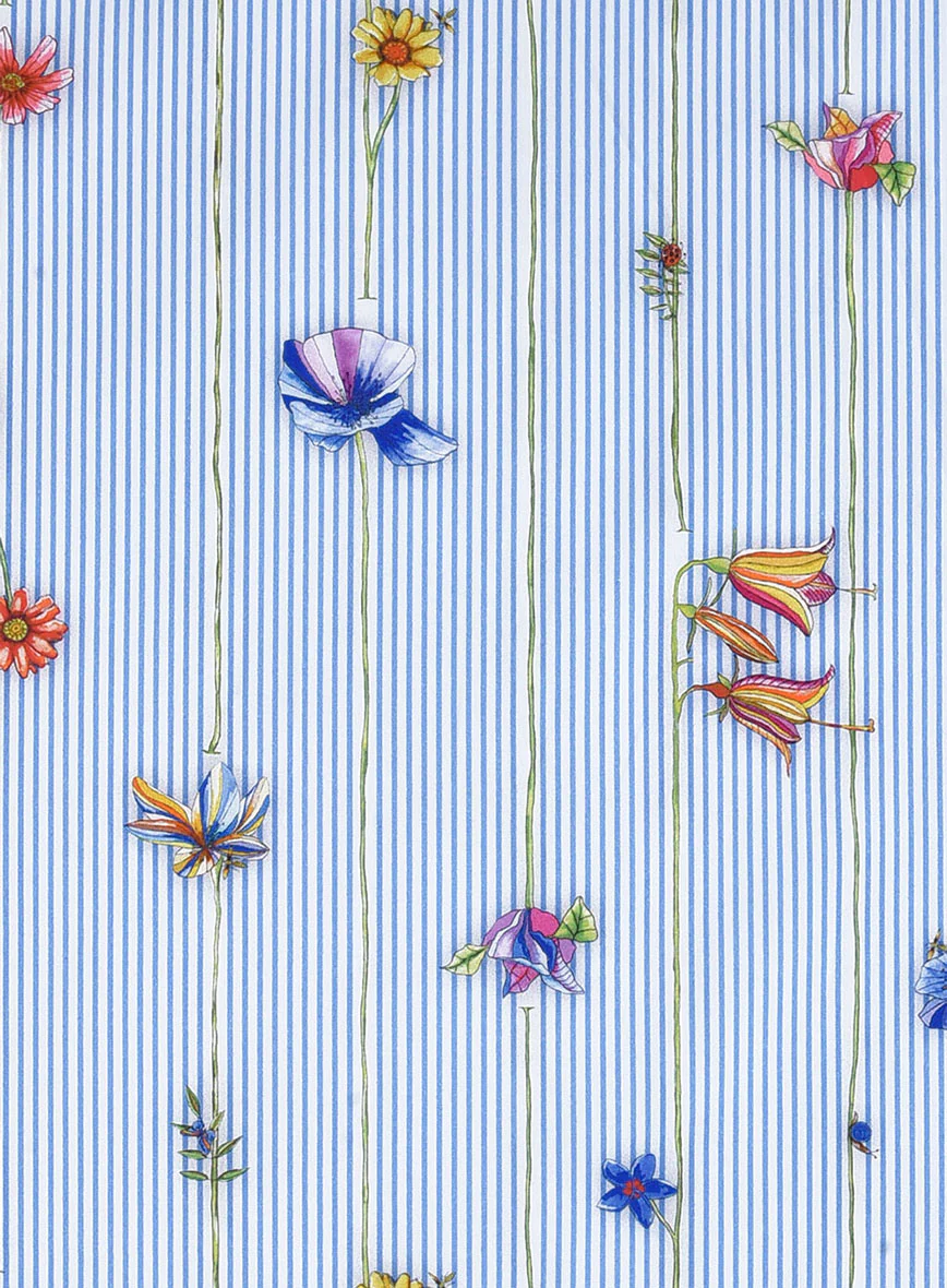 Leggiuno Cotton Azcio Shirt - Image 4