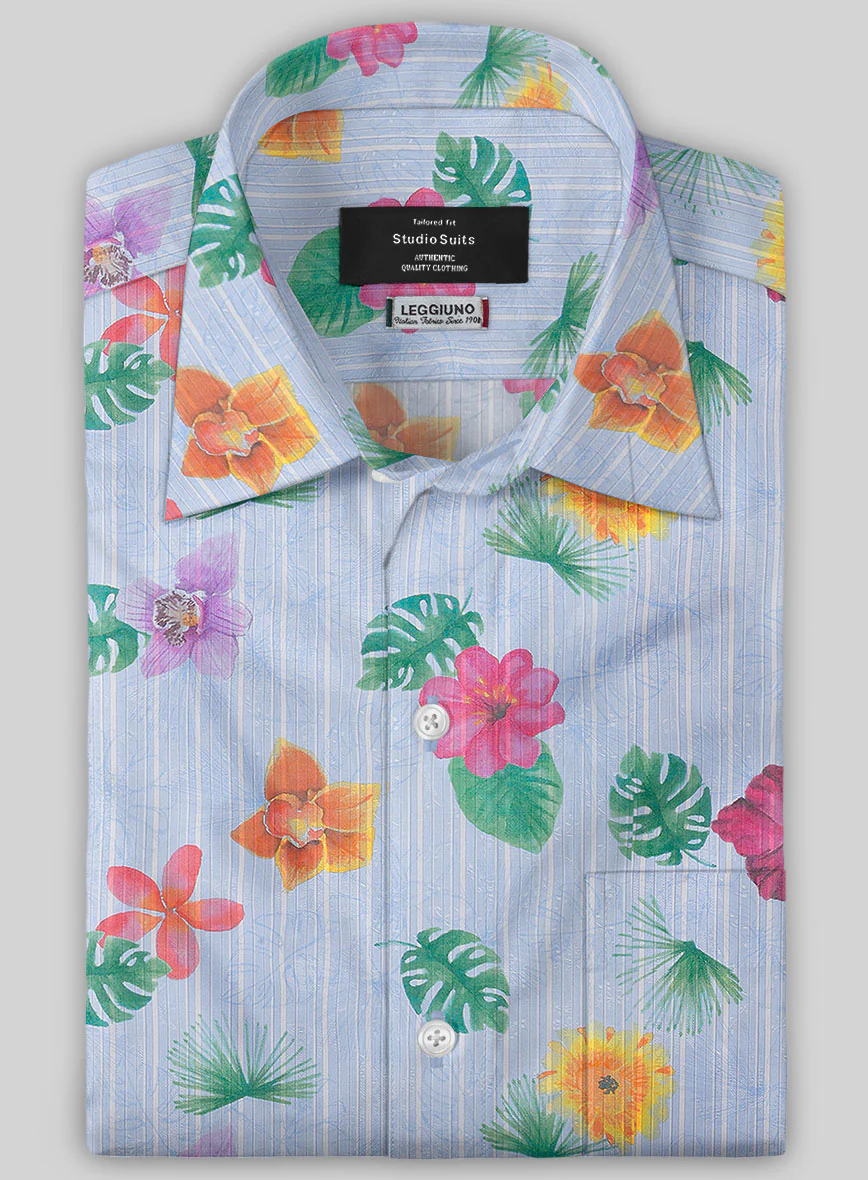 Leggiuno Cotton Jena Shirt - Image 2