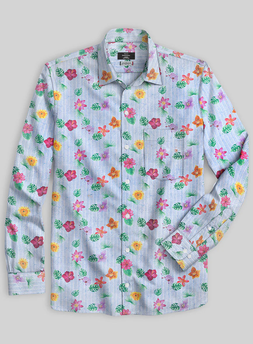 Leggiuno Cotton Jena Shirt - Image 3