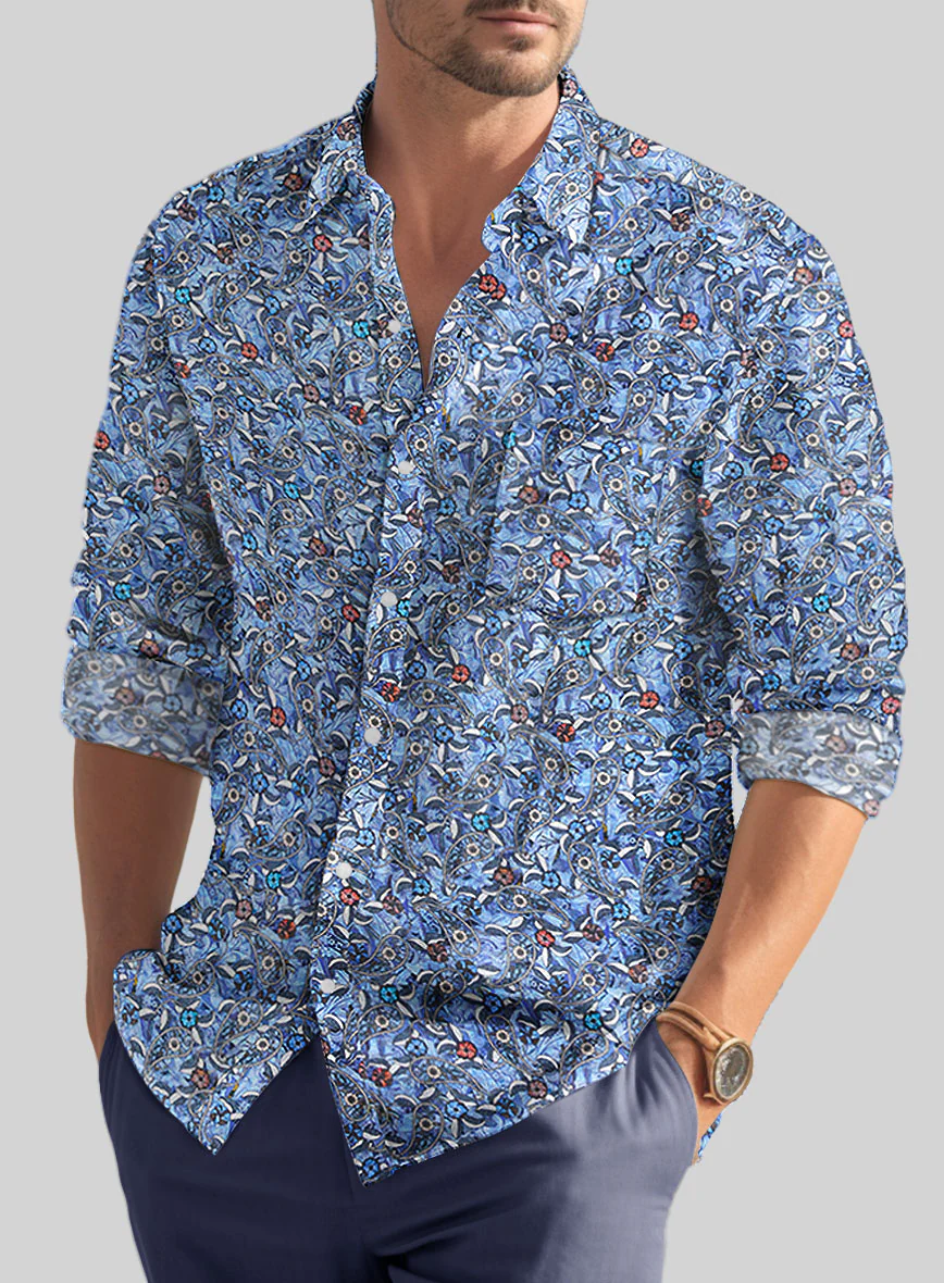 Leggiuno Linen Donio Shirt - Image 3