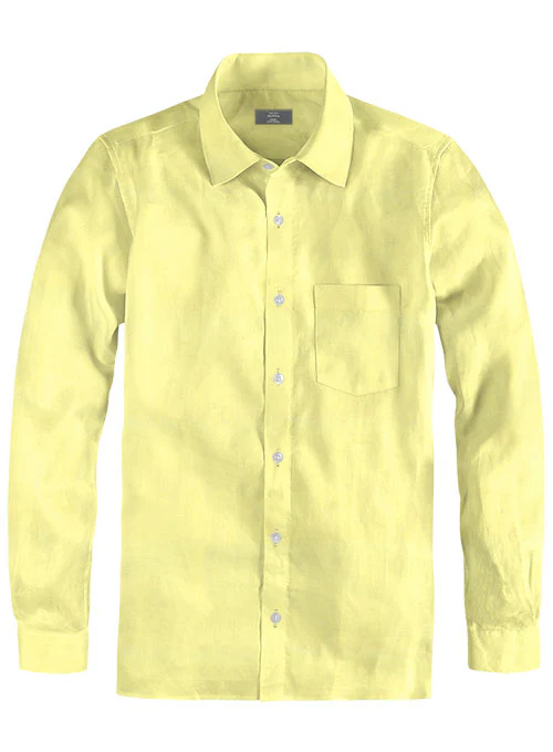 Lemon Poplene Shirt - Image 2