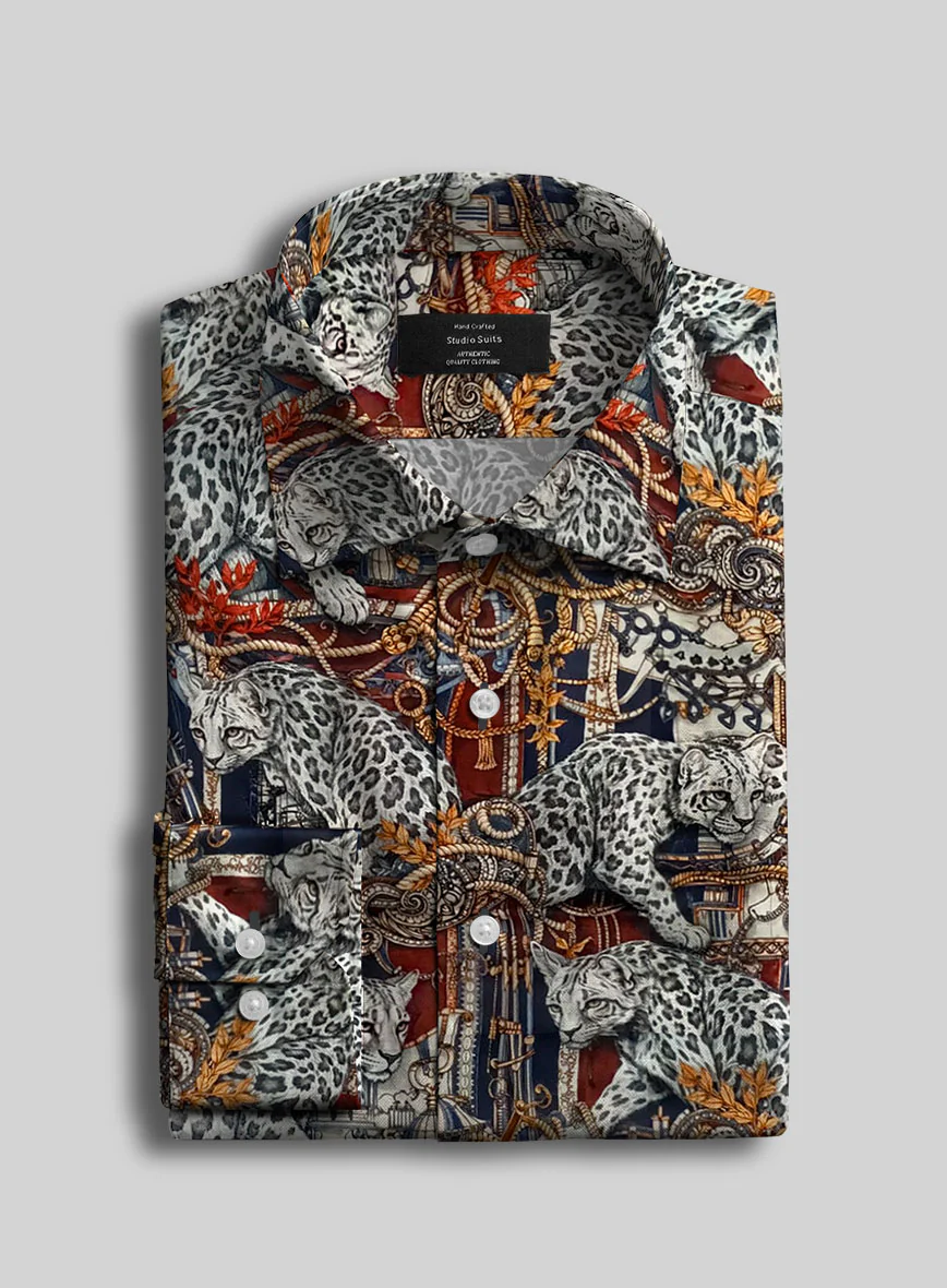 Leopardo Cavalier Silk Shirt - Image 2