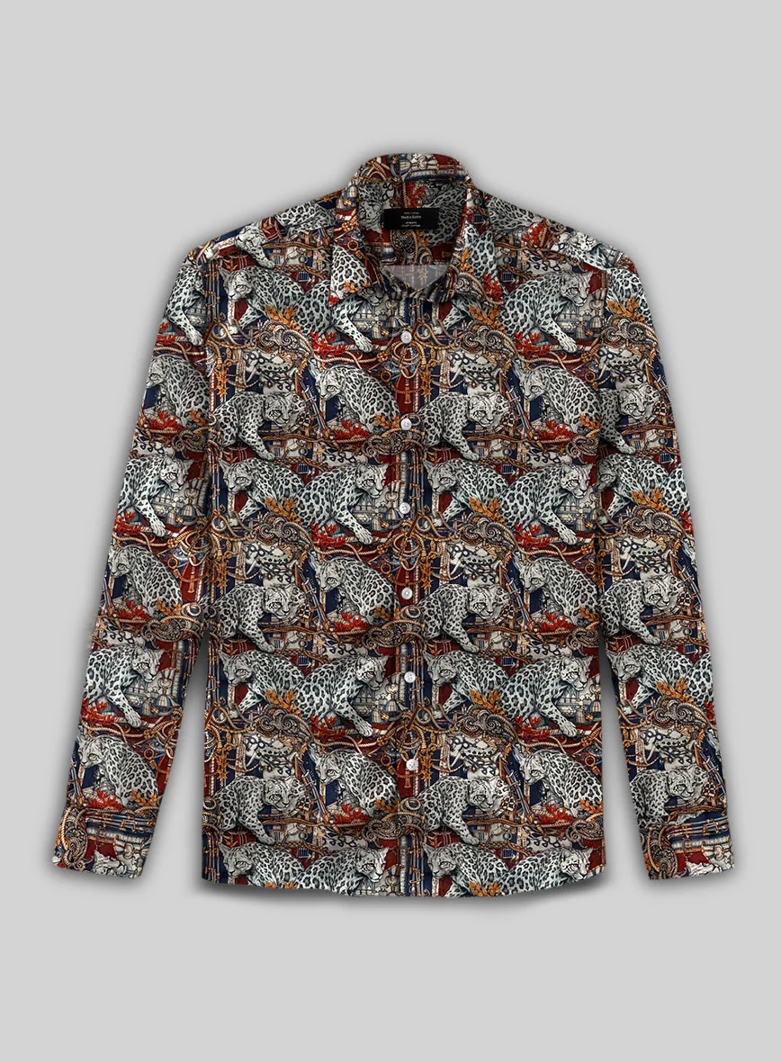 Leopardo Cavalier Silk Shirt - Image 3
