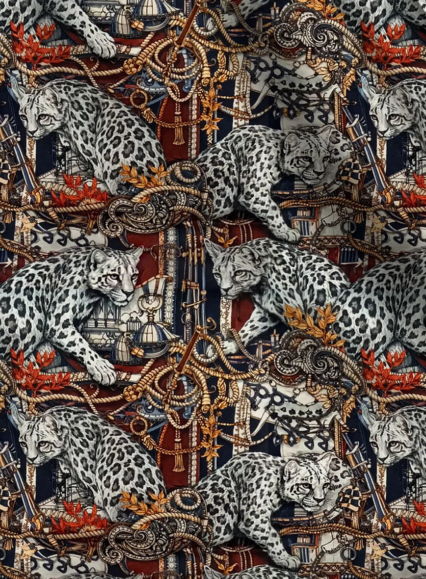 Leopardo Cavalier Silk Shirt - Image 5