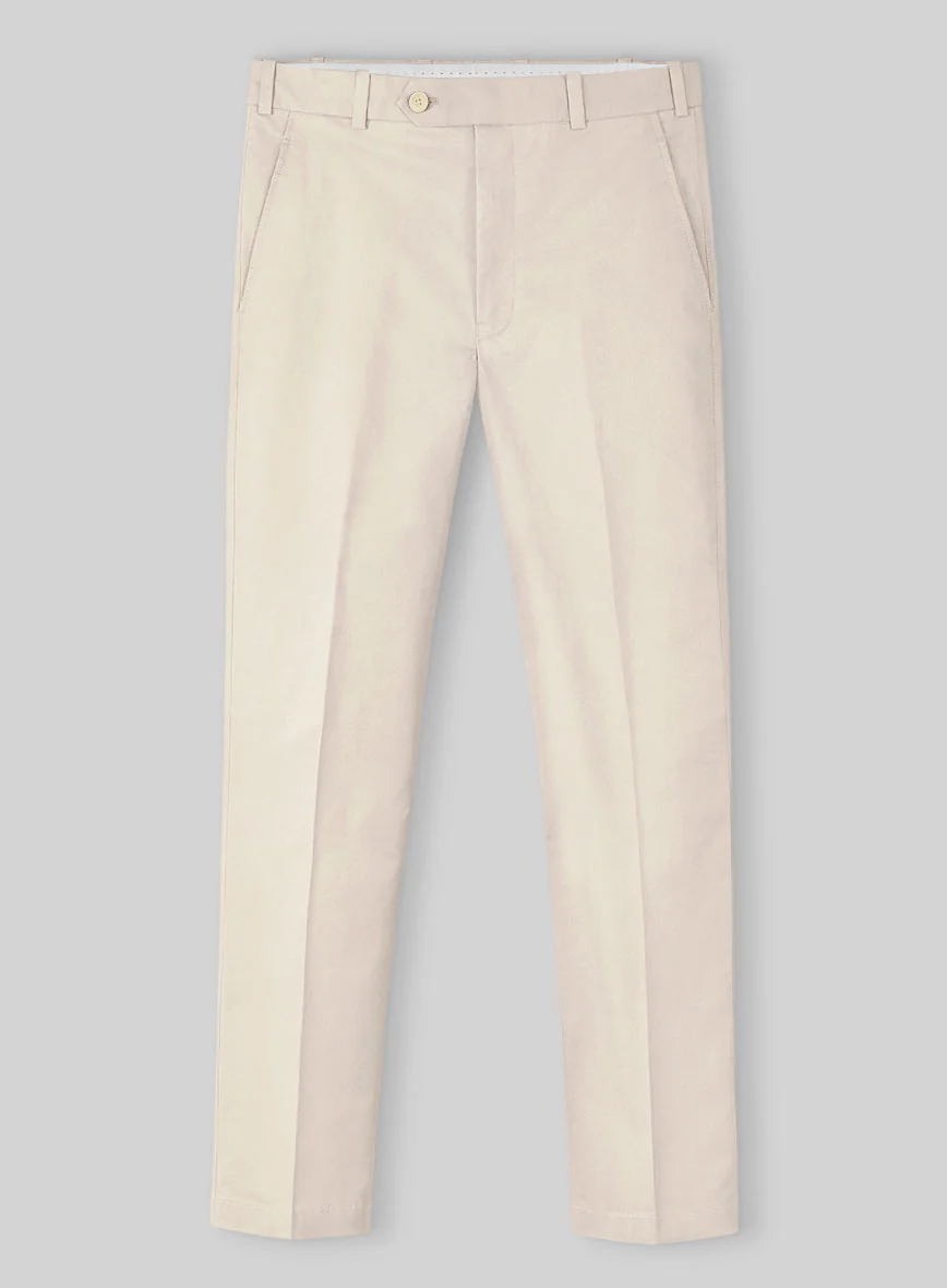 Light Beige Stretch Chino Suit - Image 6