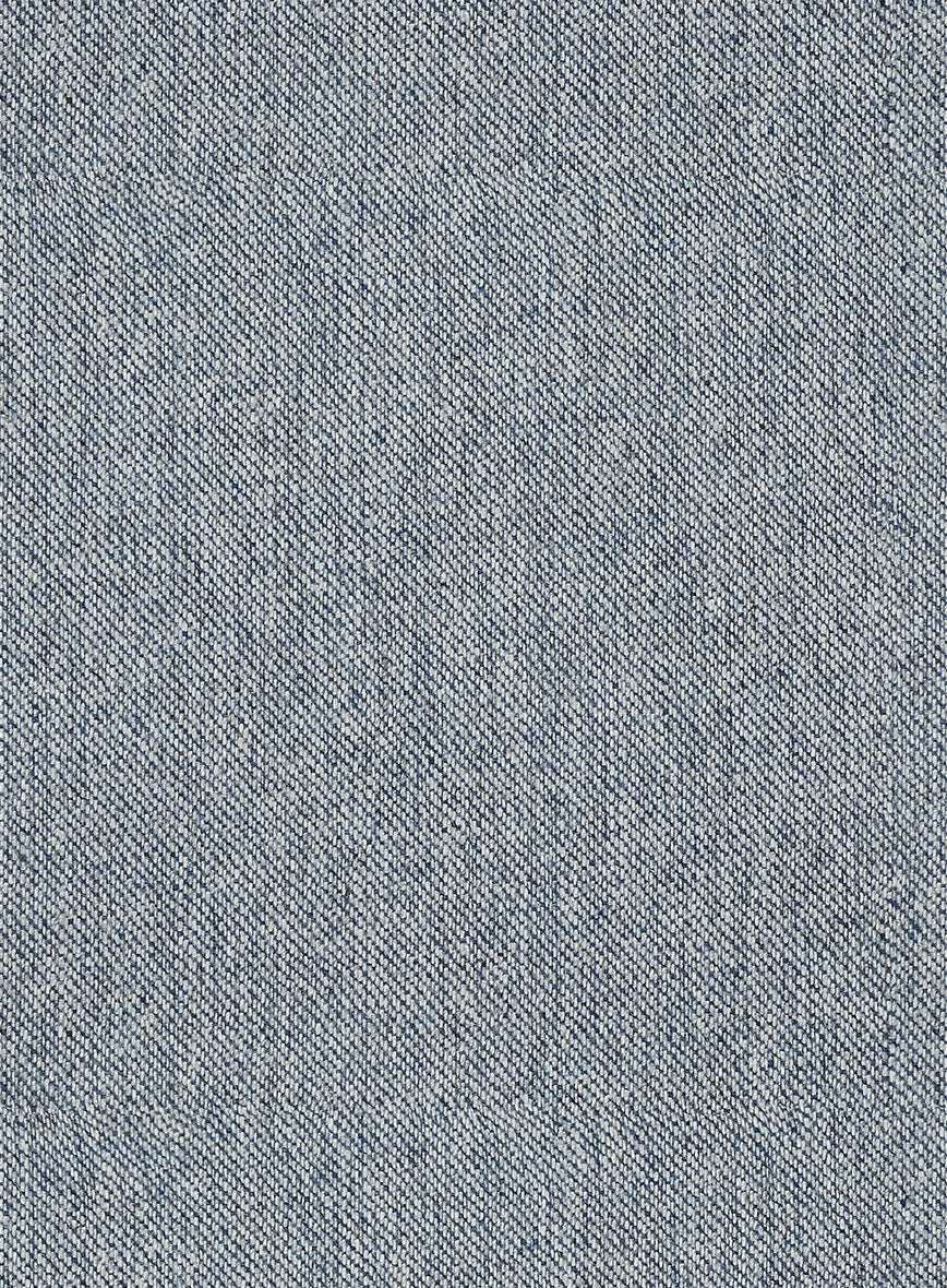 Light Blue Denim Highland Tweed Trousers - Image 5