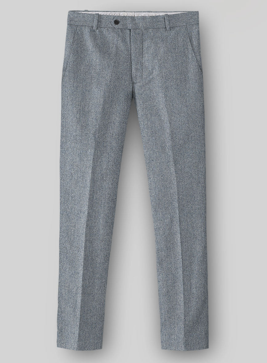 Light Blue Denim Tweed Suit - Image 6