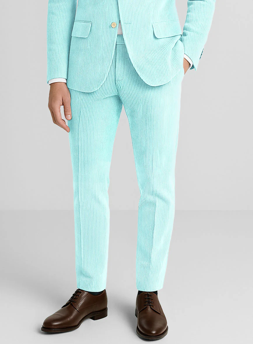 Light Blue Corduroy Suit - Image 6