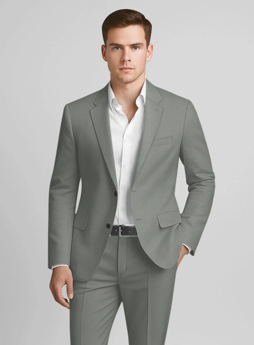 Light Gray Chino Jacket - Image 2