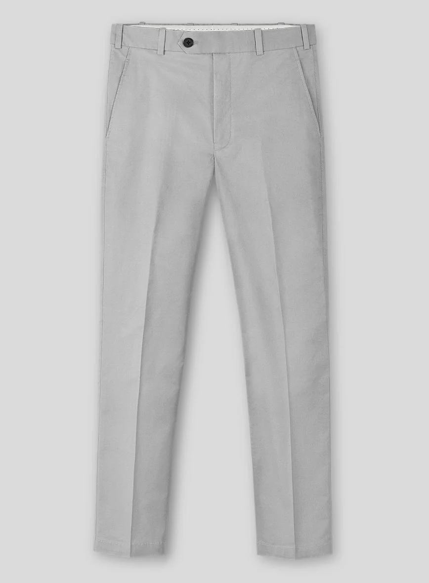 Light Gray Stretch Chino Suit - Image 4