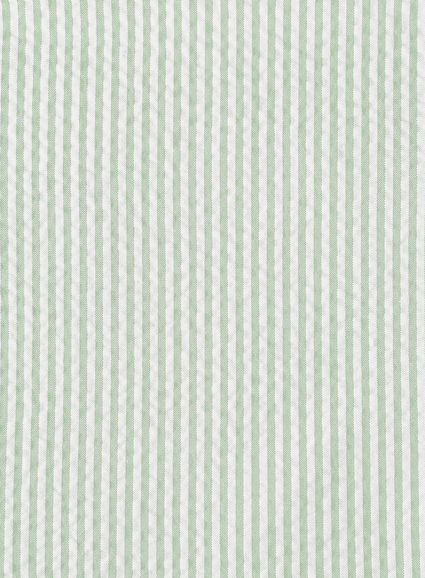 Light Green Seersucker Jacket - 42 Regular - Image 5