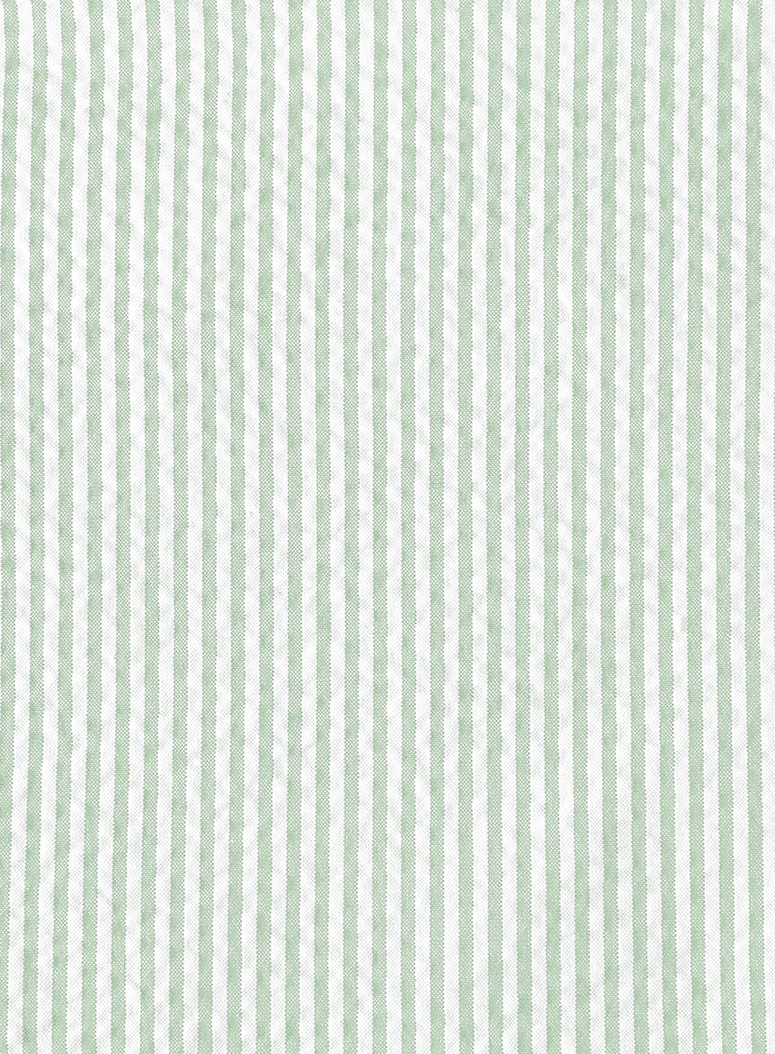 Light Green Seersucker Shorts - Image 5