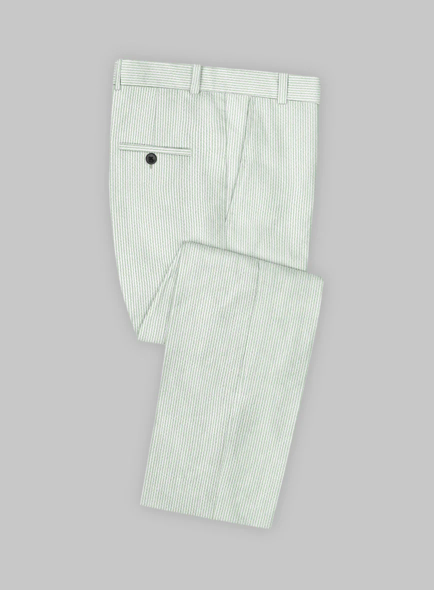 Light Green Seersucker Suit - Image 6