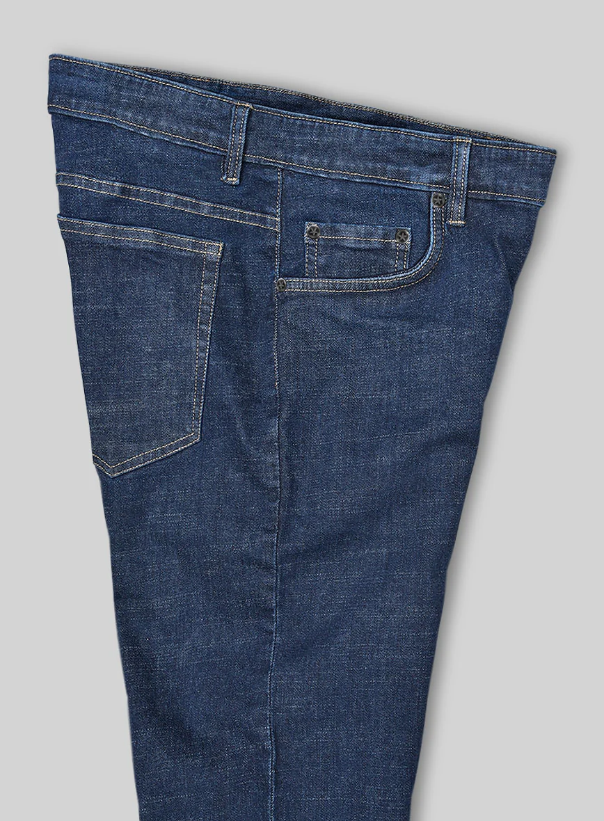 Light Indigo Stretch Denim Jeans - Image 5