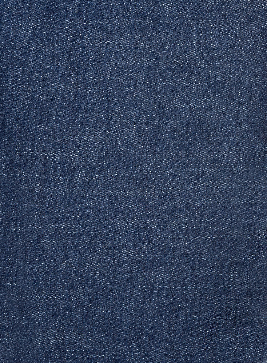 Light Indigo Stretch Denim Jeans - Image 7