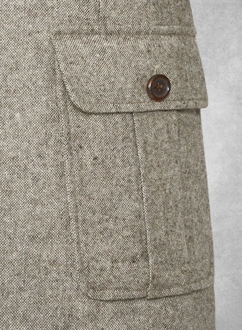 Light Weight Brown Tweed Danish Style Sports Coat - Image 3