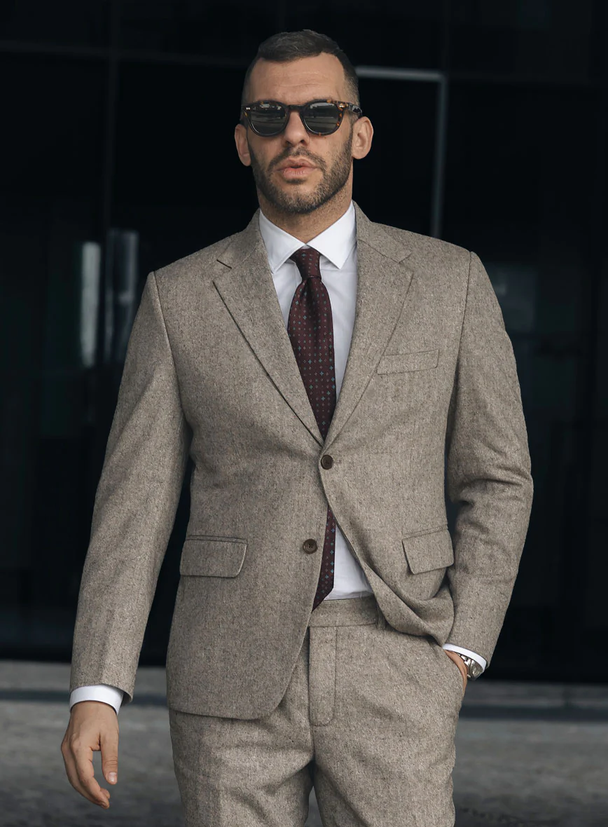 Light Weight Brown Tweed Jacket - Image 2