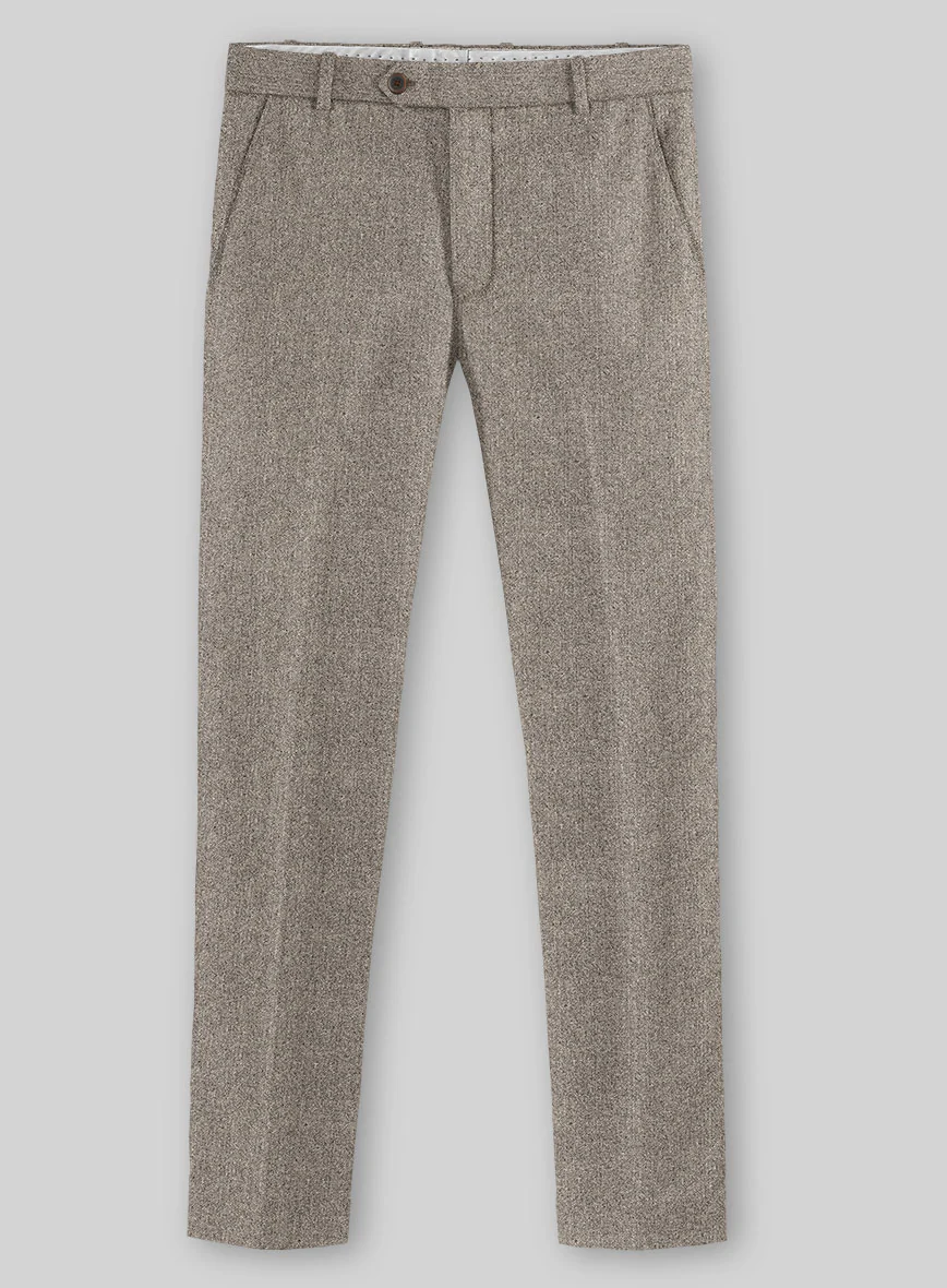 Light Weight Brown Tweed Pants - Image 3