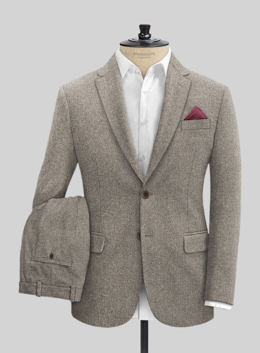 Light Weight Brown Tweed Suit - Image 2