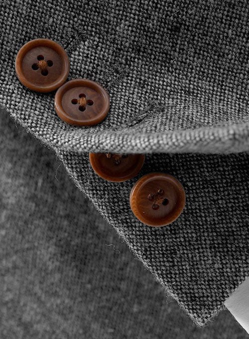 Light Weight Dark Gray Tweed Suit II - Image 5