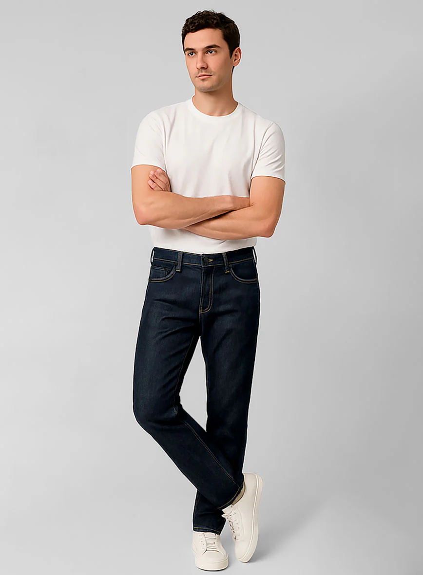 7oz Light Weight Dark Indigo Jeans - Image 3