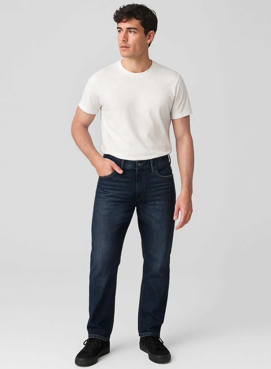 7oz Light Weight Dark Indigo Traveller Jeans - Image 2