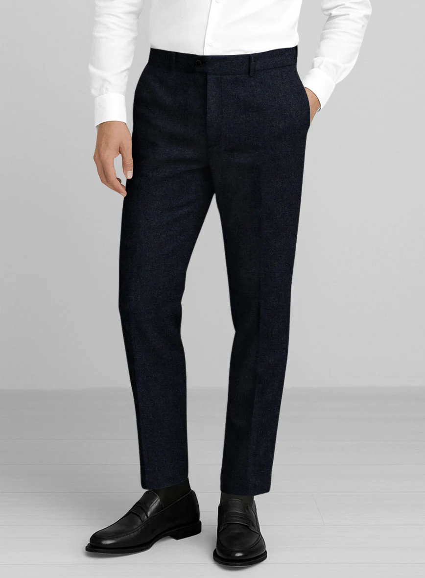 Light Weight Deep Blue Tweed Suit - Image 4