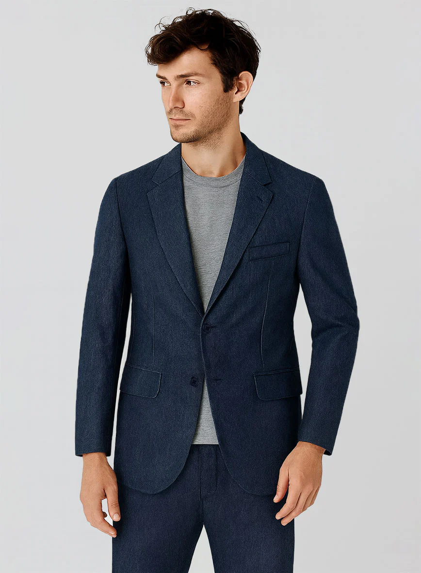 Light Weight Denim Blazer - Image 2