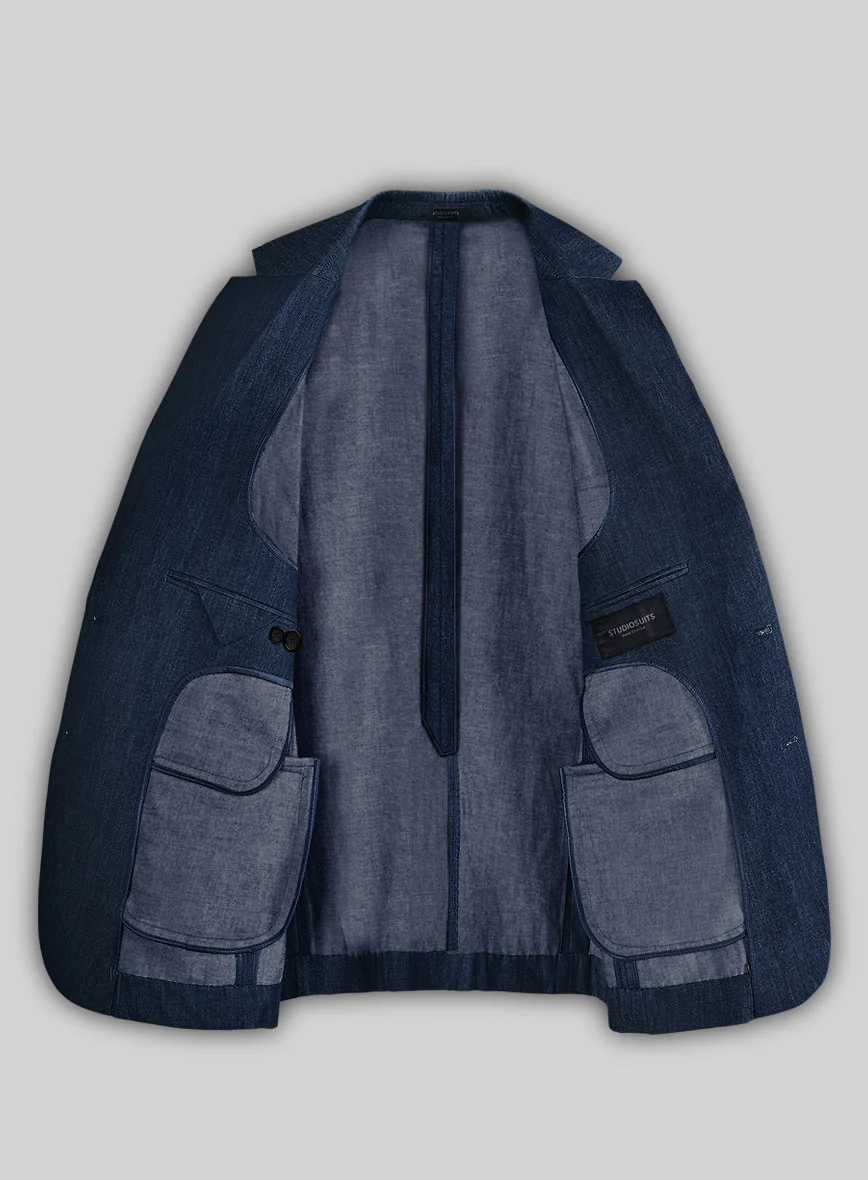 Light Weight Denim Blazer - Image 3