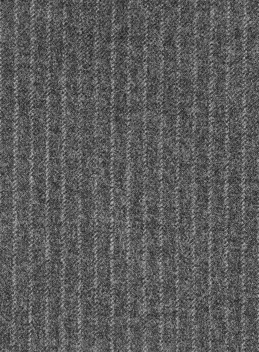 Light Weight Gray Stripe Tweed Suit - Image 7