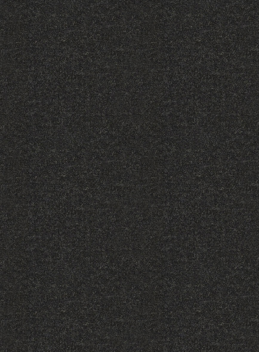 Light Weight Hamburg Charcoal Tweed Overcoat - Image 4