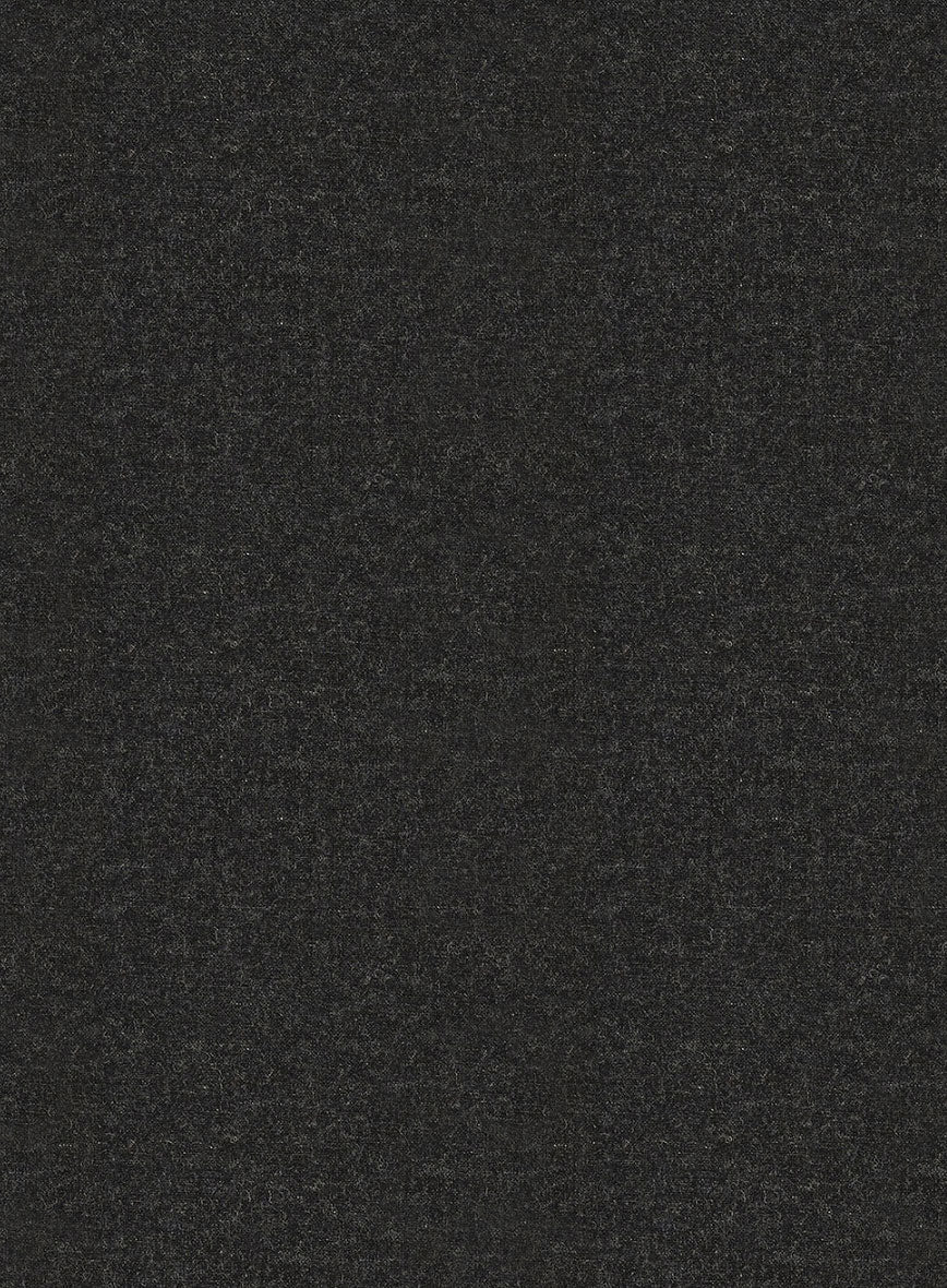 Light Weight Hamburg Charcoal Tweed Shirt - Image 6