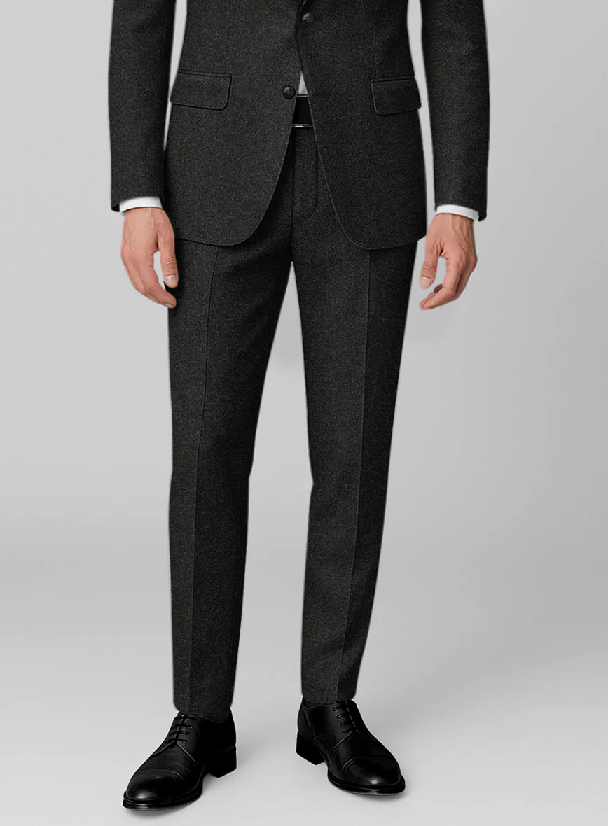 Light Weight Hamburg Charcoal Tweed Suit - Image 7