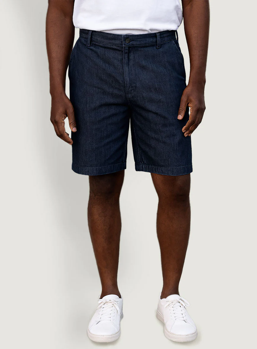Light Weight Indigo Shorts - Image 2