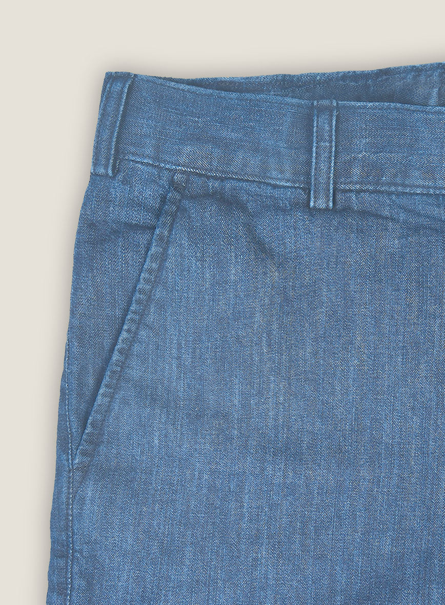 Light Weight Light Blue Shorts - Image 4