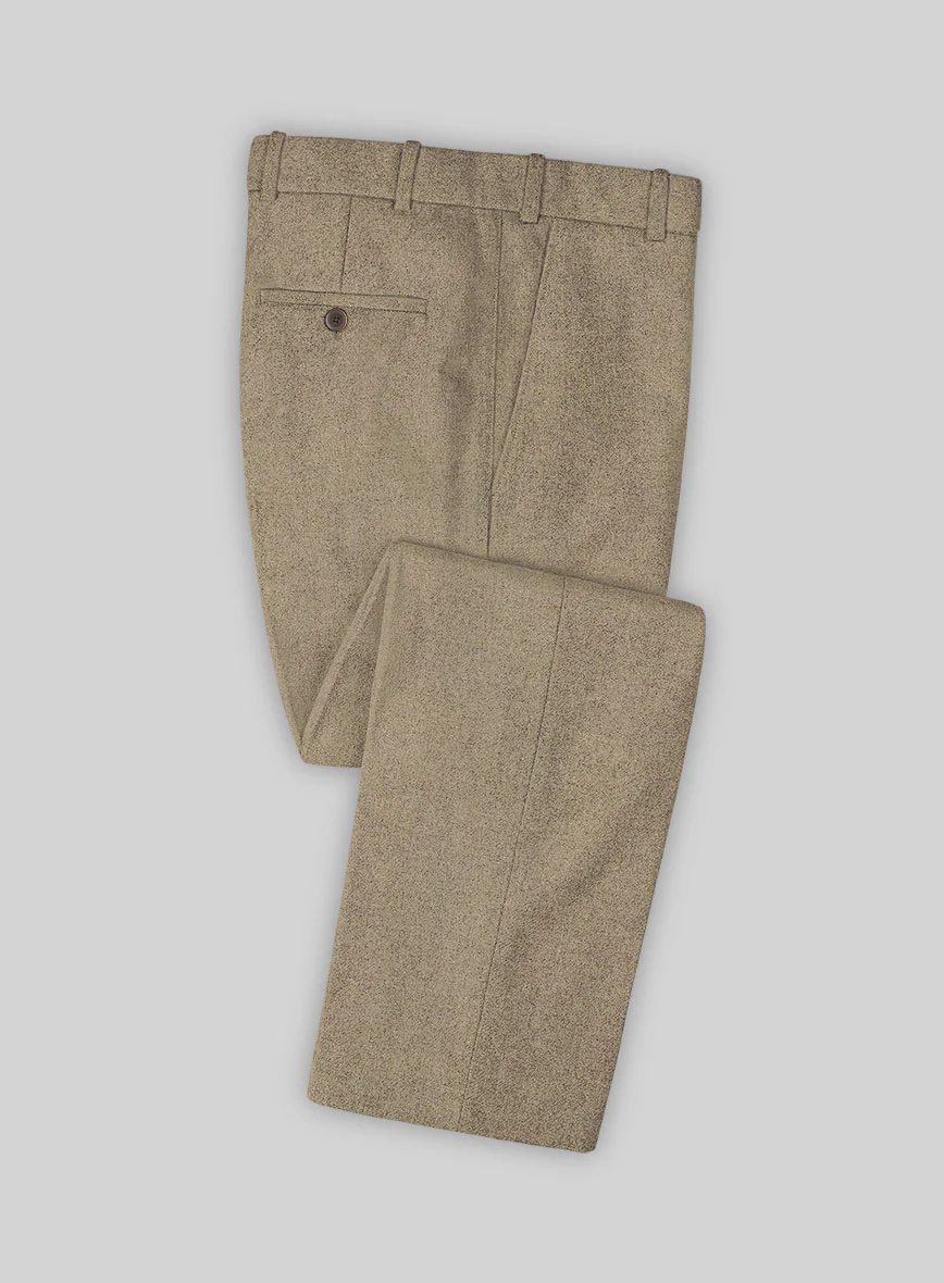 Light Weight Light Brown Tweed Pants - Image 3