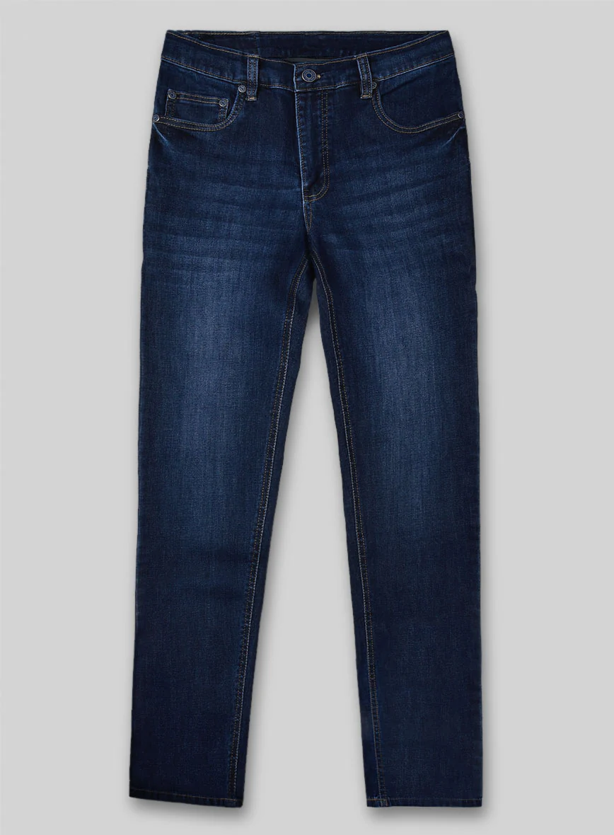 Light Weight Stretch Indigo Traveller Jeans - Image 2