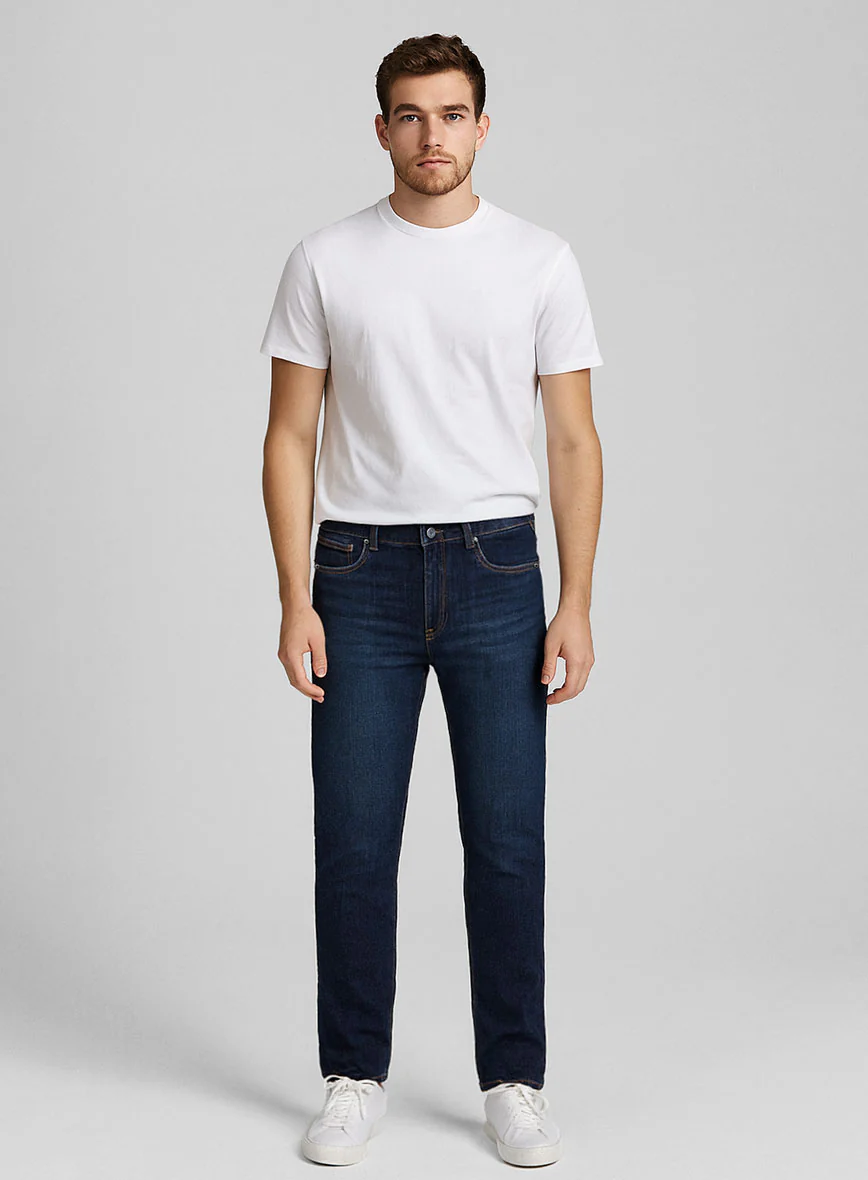 Light Weight Stretch Indigo Traveller Jeans - Image 3