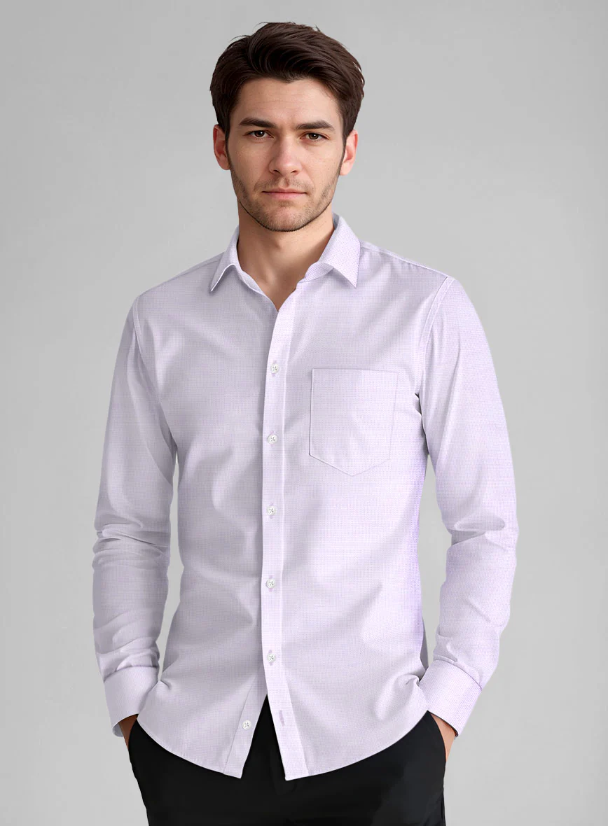 Lilac Hush Cotton Shirt - Image 2