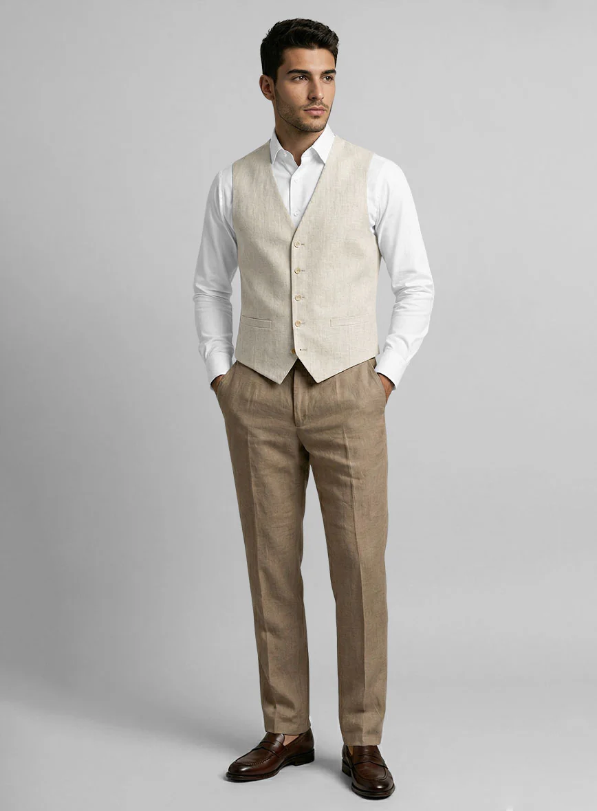 Linen Waist Coat - Image 2