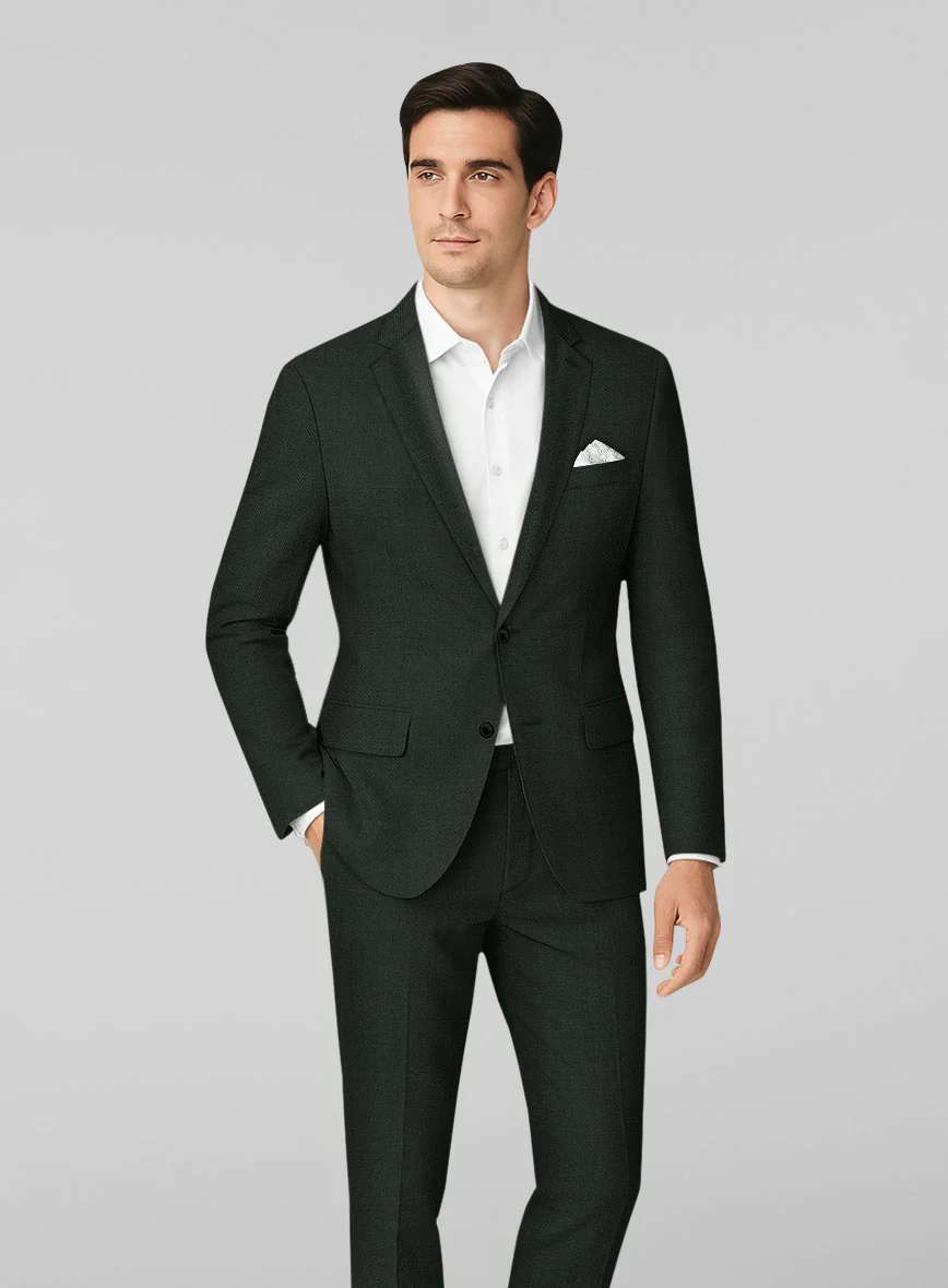 London Loom Benassi Twill Wool Jacket - Image 2