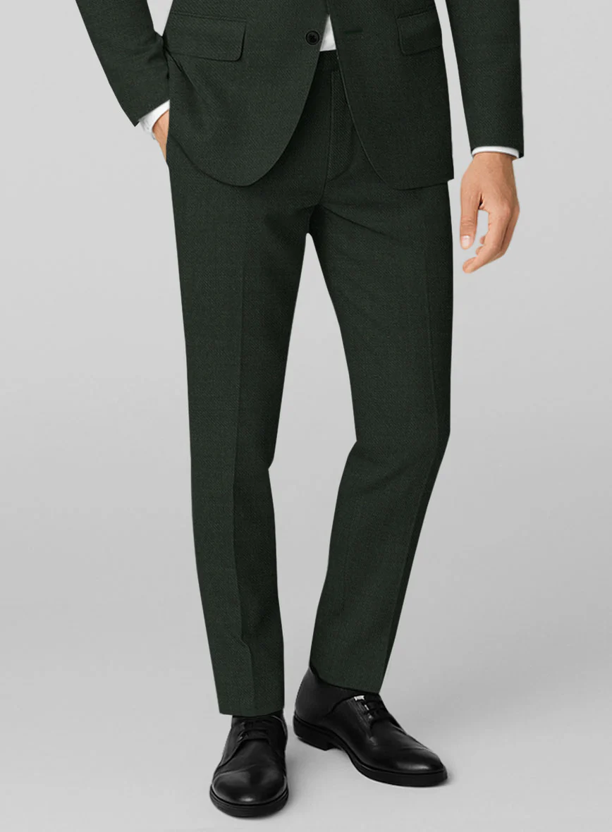 London Loom Benassi Twill Wool Pants - Image 2