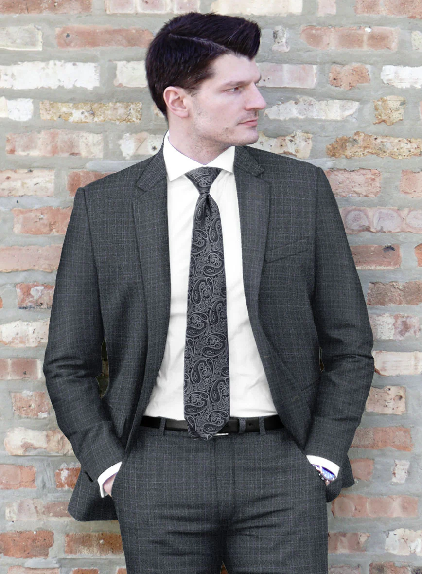 London Loom Blue Eufemia Wool Silk Linen Jacket - Image 2