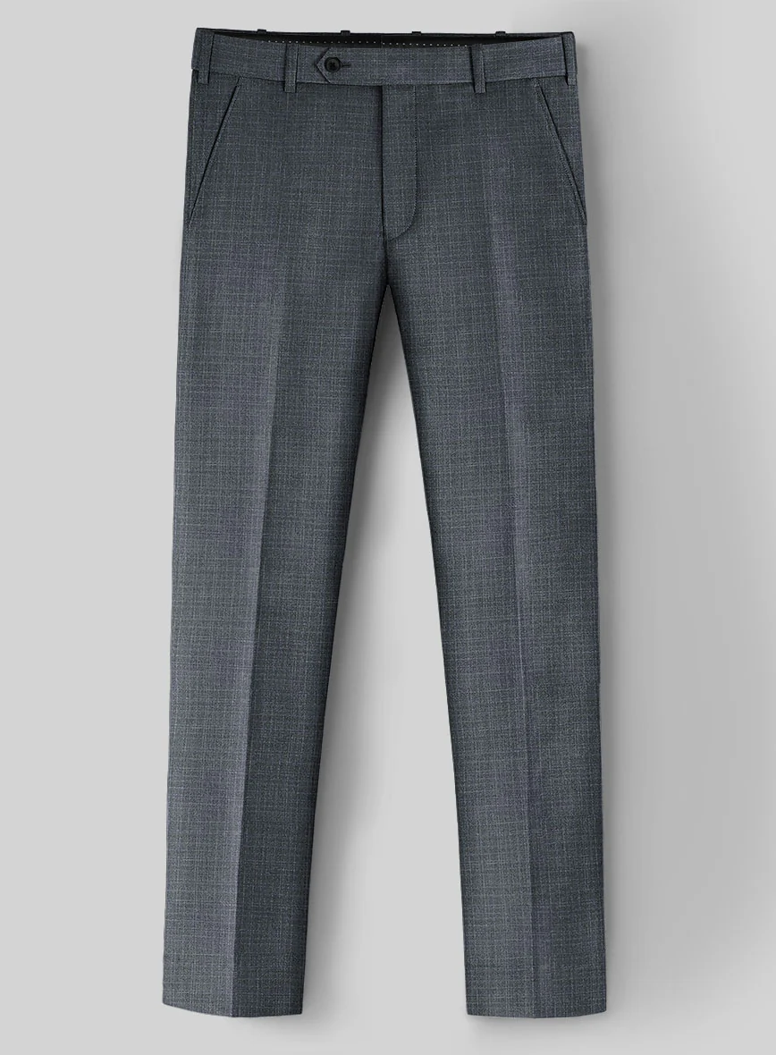 London Loom Blue Eufemia Wool Silk Linen Suit - Image 6