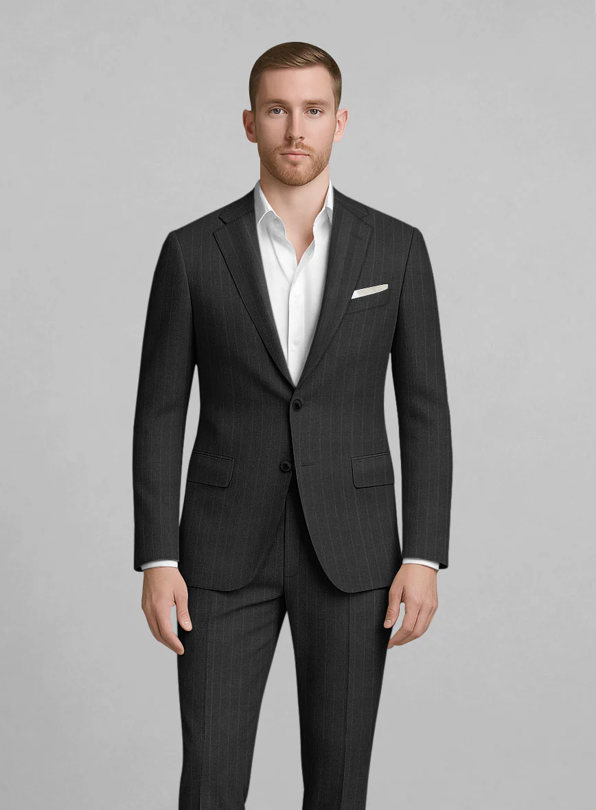 London Loom Caelro Stripe Wool Jacket - Image 2