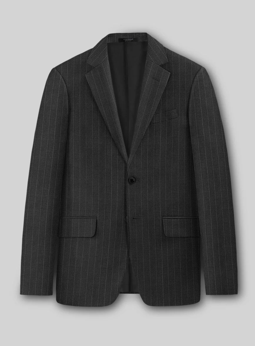 London Loom Caelro Stripe Wool Suit - Image 3
