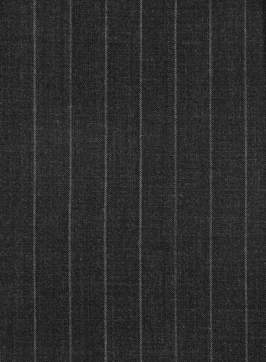 London Loom Caelro Stripe Wool Suit - Image 6